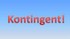 Kontingent